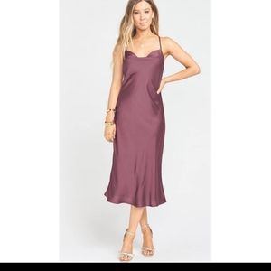 Show me your mumu -Verona Cowl Dress in Dusty Plum